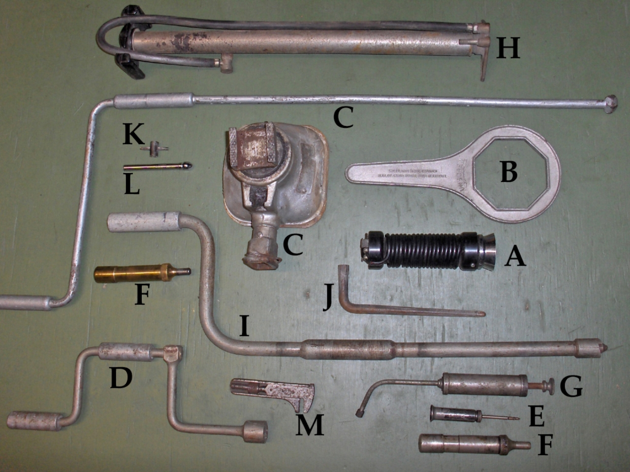 Tools for Bentley Mk VI & R-Type, Rolls-Royce Silver Dawn & Silver Wraith