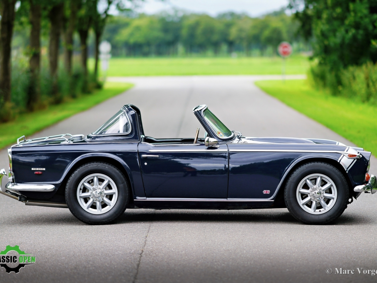 Triumph TR250 with Surrey Top