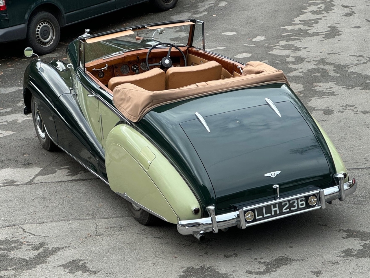 1950 Bentley MK VI Park Ward “Long Wing” Drophead Coupe B4HR