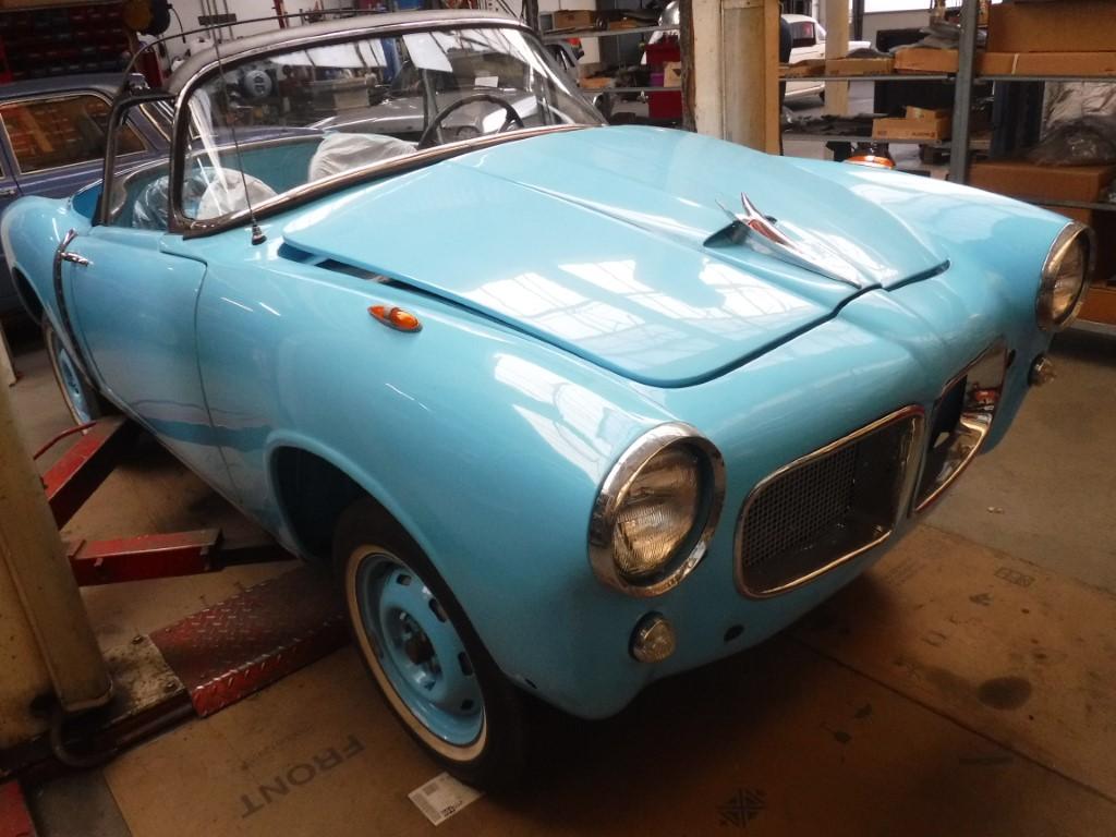 1957 Fiat 1200 TV blue 3204