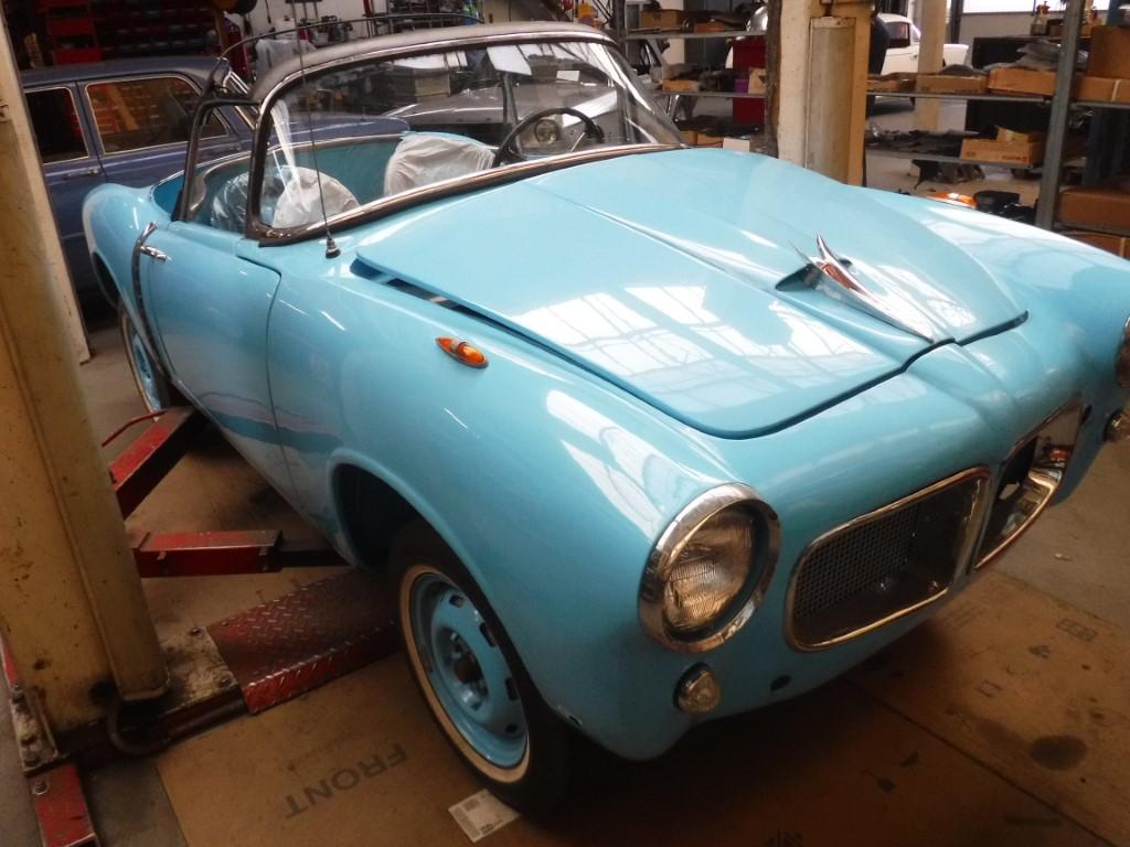 1957 Fiat 1200 TV blue 3204