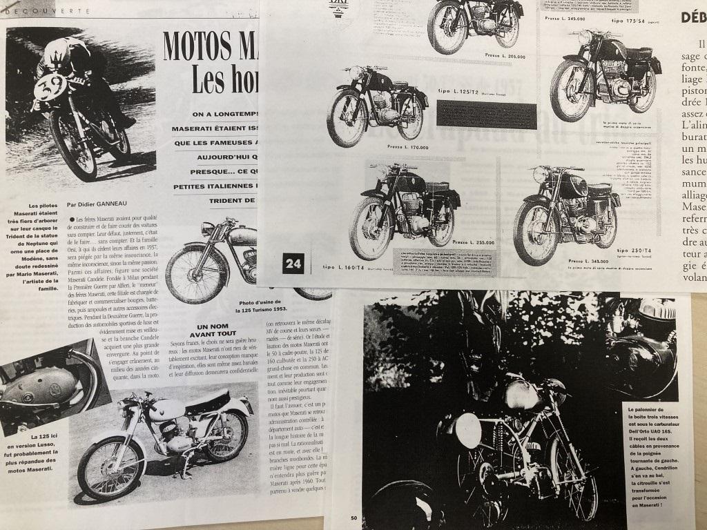 1960 Bike Brochures Brochures / Folders / Photos / Drawings