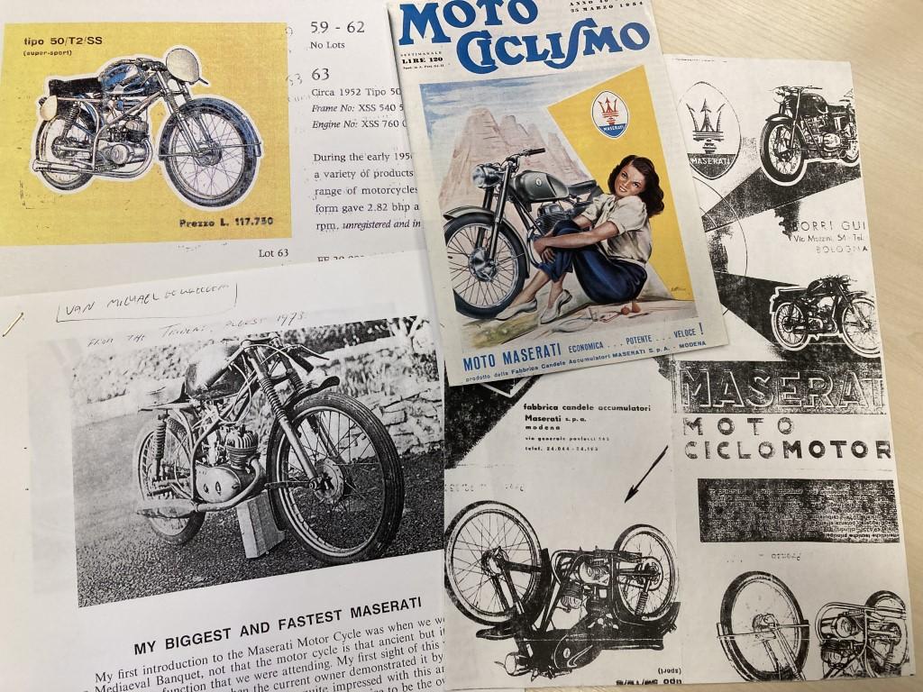 1960 Bike Brochures Brochures / Folders / Photos / Drawings