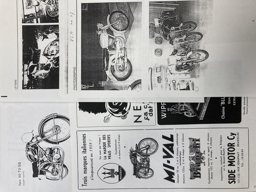 1960 Bike Brochures Brochures / Folders / Photos / Drawings