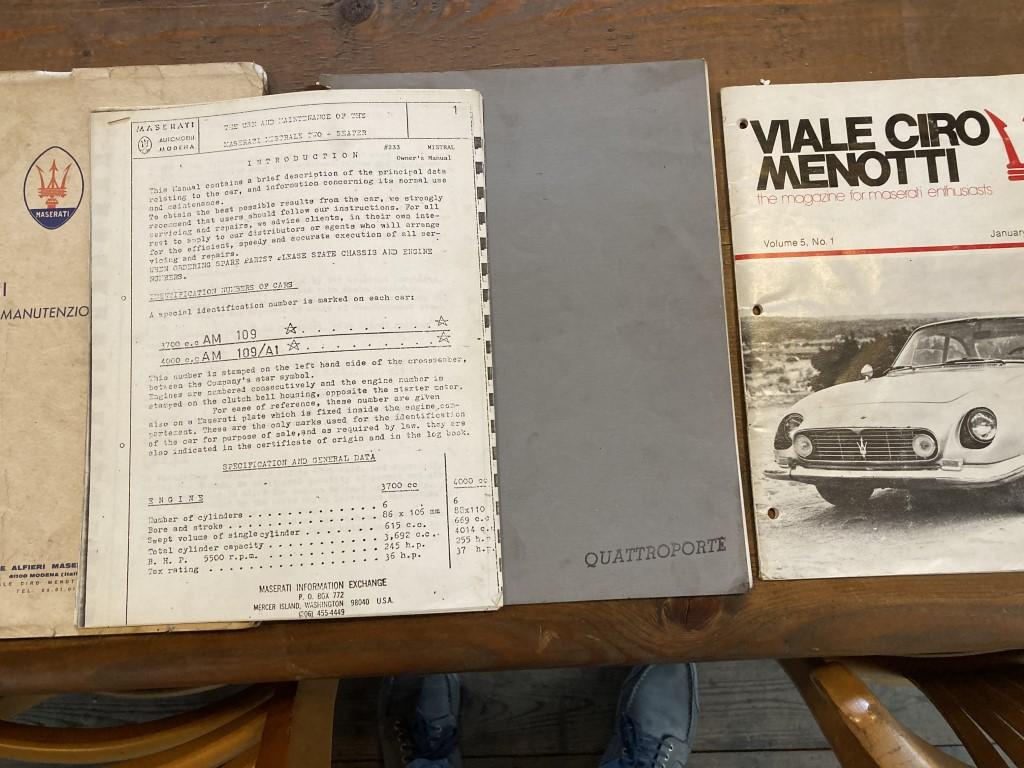 1960 CAR -Bike Manuals  Manuals