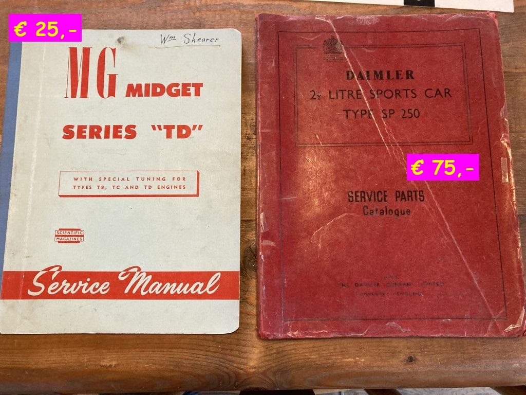 1960 CAR -Bike Manuals  Manuals