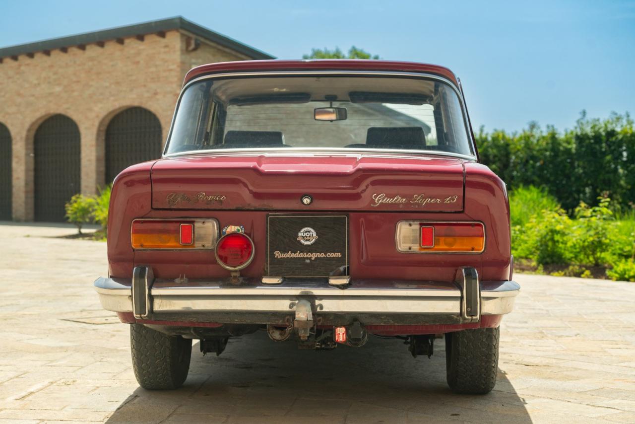 1973 Alfa Romeo GIULIA SUPER 1.3