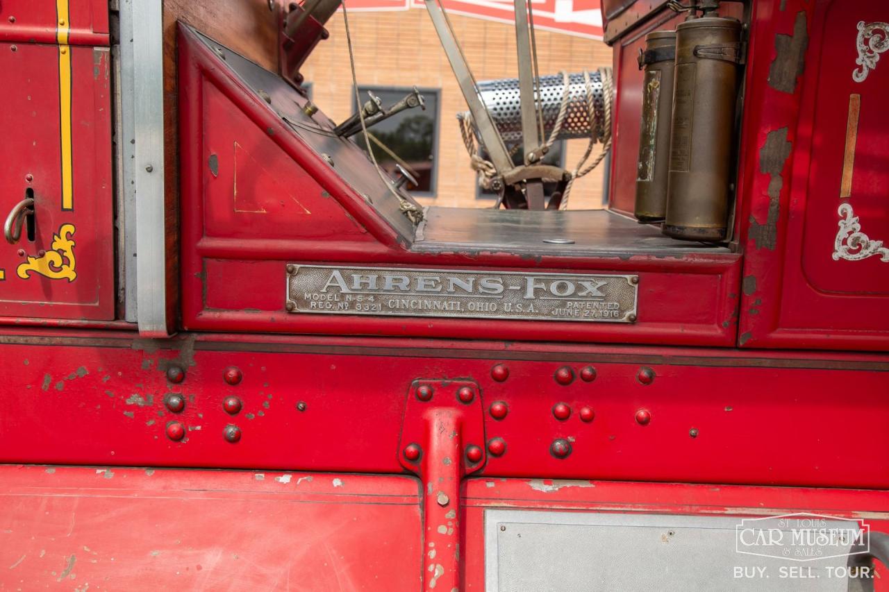 1928 Ahrens-Fox N-S-4 Pumper Fire Truck