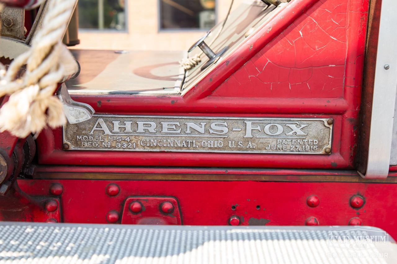 1928 Ahrens-Fox N-S-4 Pumper Fire Truck