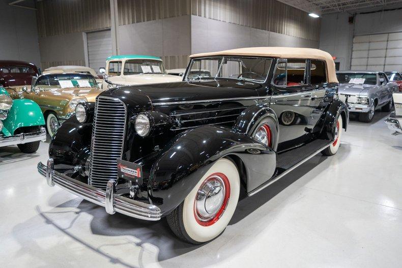 1936 Cadillac Series 85 V-12 Fleetwood Convertible Sedan