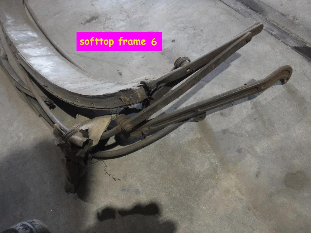 several parts Softtop frames