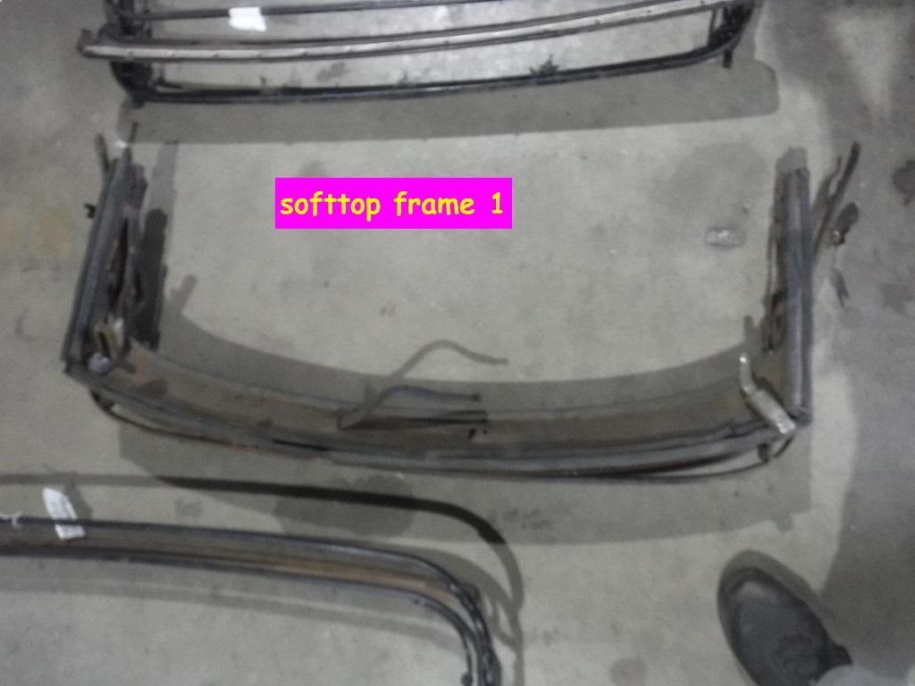 several parts Softtop frames