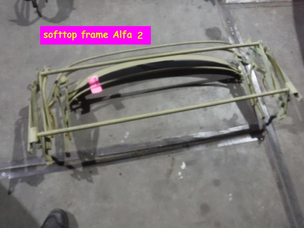 several parts Softtop frames