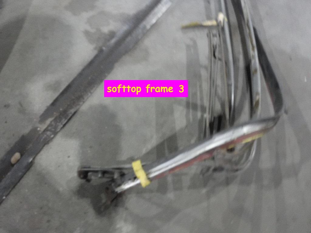 several parts Softtop frames