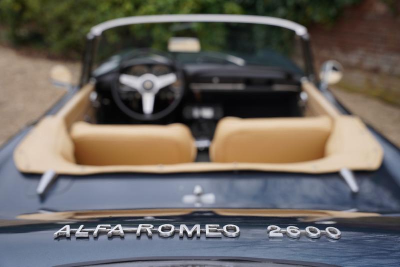 1962 Alfa Romeo Spider 2600 Touring