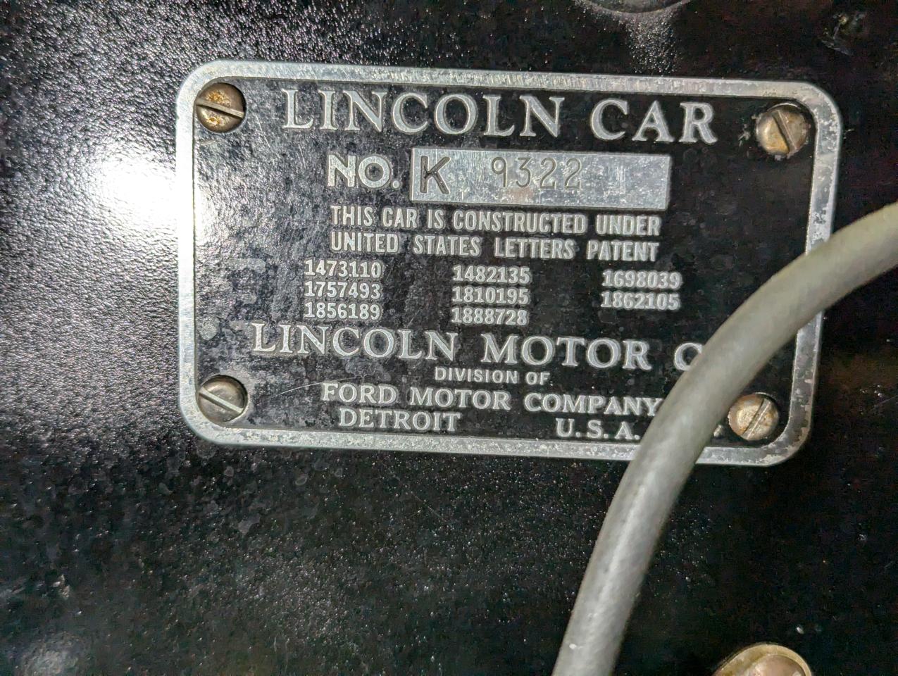 1938 Lincoln K LeBaron