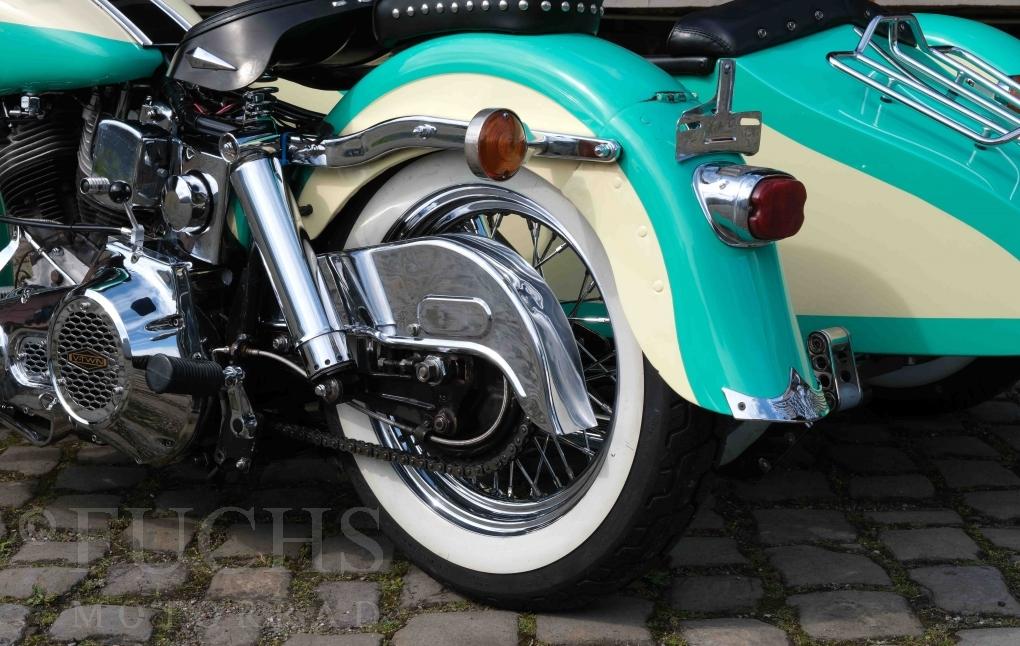 1970 Harley Davidson FLH Electra Glide Liberty sidecar