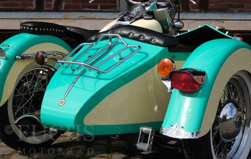 1970 Harley Davidson FLH Electra Glide Liberty sidecar