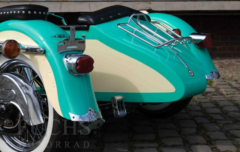 1970 Harley Davidson FLH Electra Glide Liberty sidecar