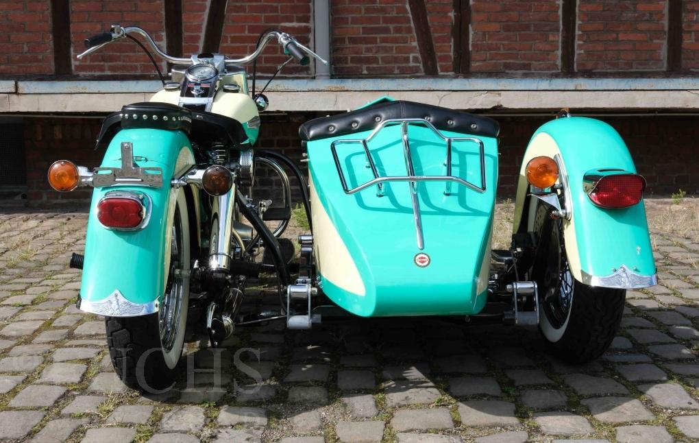 1970 Harley Davidson FLH Electra Glide Liberty sidecar