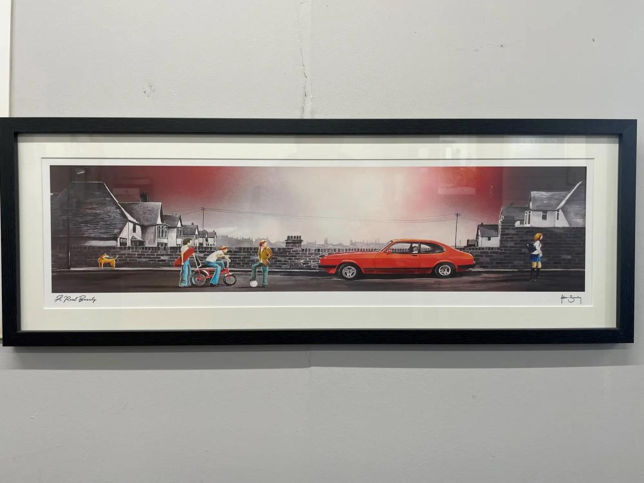 Adam Barsby Collection of Four Framed &#039;Chopper&#039; Prints