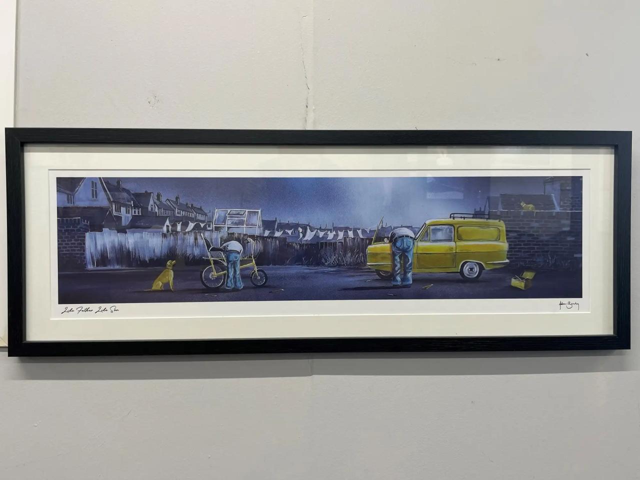 Adam Barsby Collection of Four Framed &#039;Chopper&#039; Prints