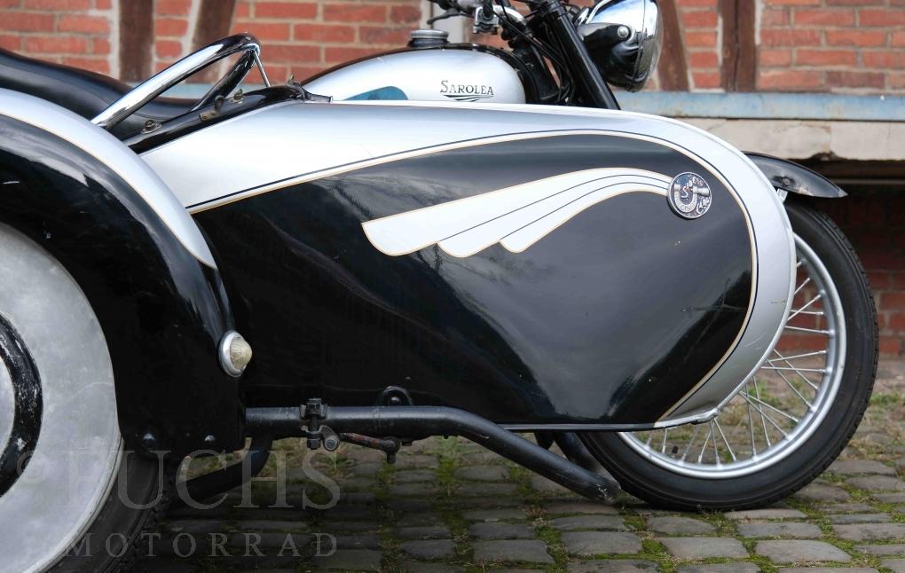 1953 Sarolea 600 cc Grand Tourisme sidecar