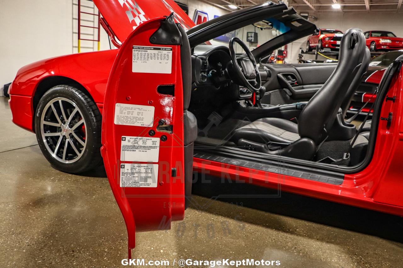 2002 Chevrolet Camaro Z28 SS Convertible 35th Anniversary Edition