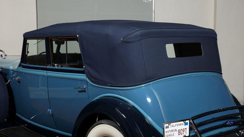 1933 Lincoln KB Custom Dietrich Convertible Sedan