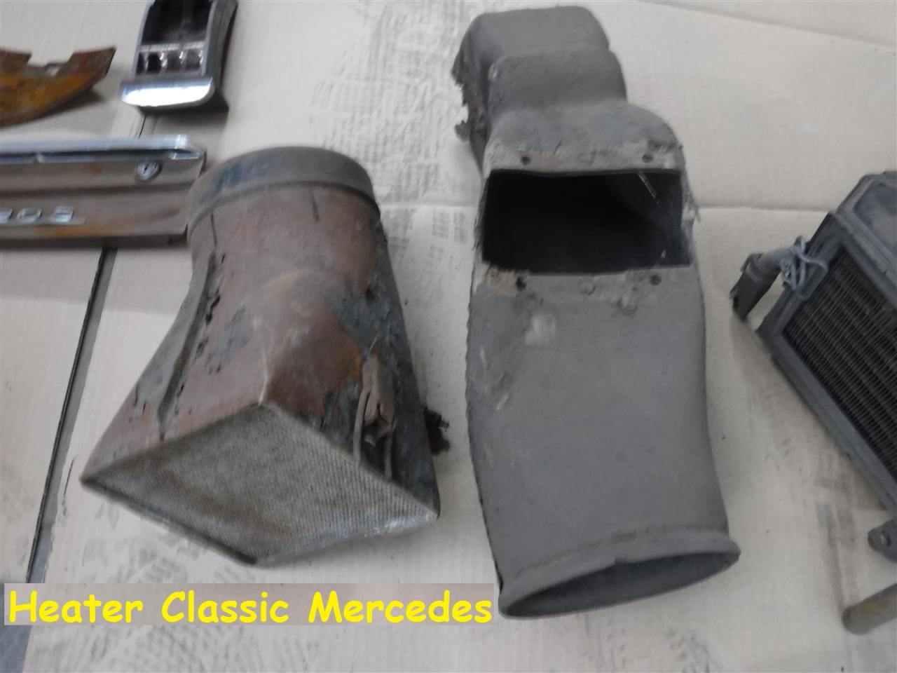 1960 Mercedes parts classic heater