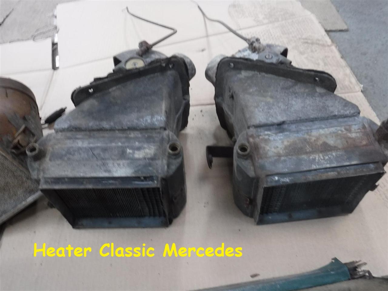 1960 Mercedes parts classic heater