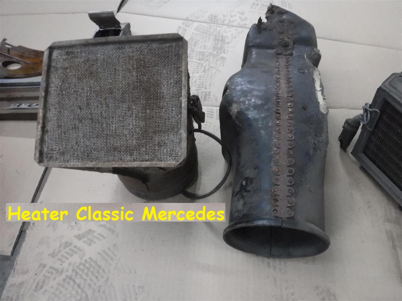 1960 Mercedes parts classic heater