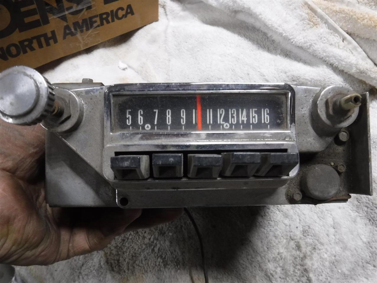 1960 Classic Car Radio radio&#039;&#039;s from 1930 - 1990