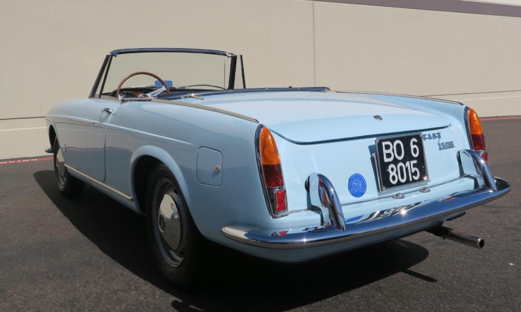 1961 Fiat 1500S spider blue