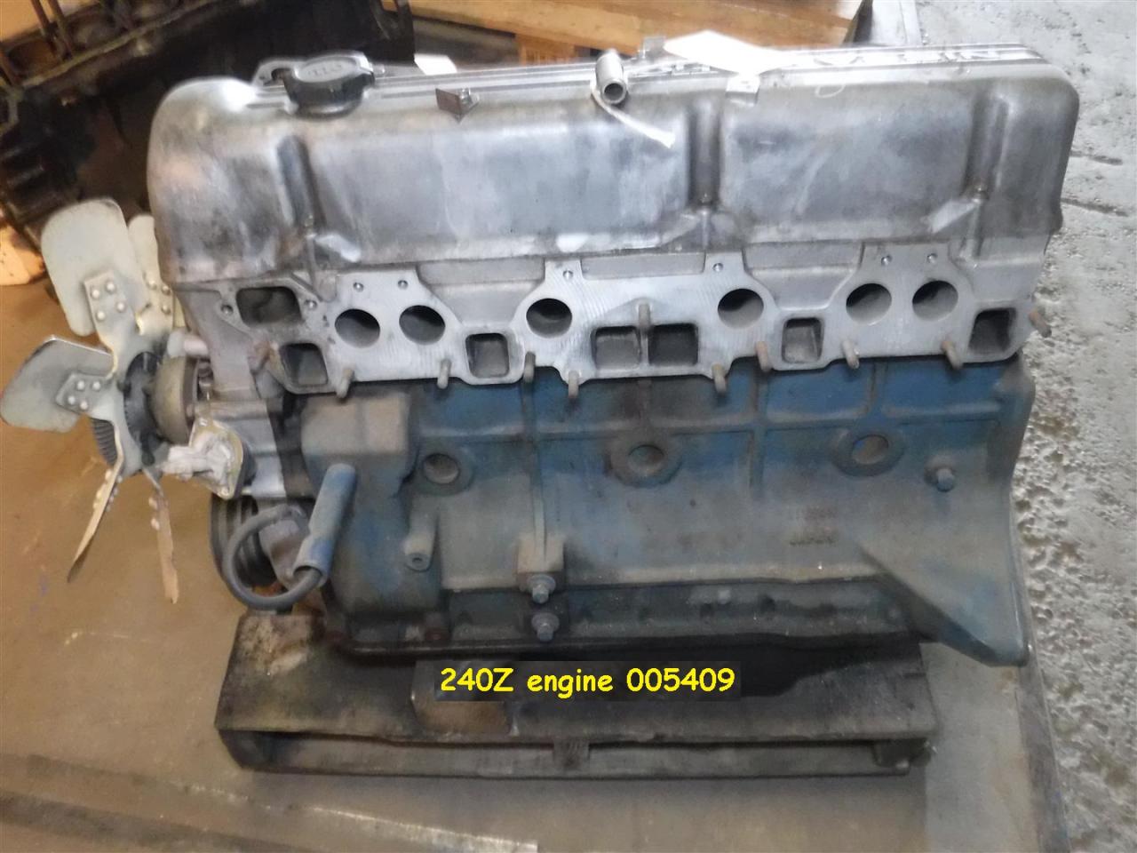 1970 Datsun parts 240Z engine 005409