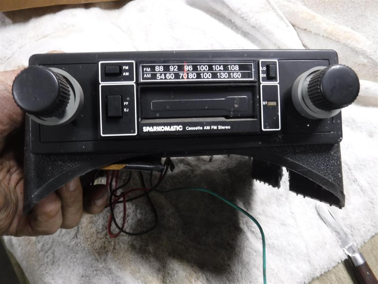 1960 Classic Car Radio SparkOmatic