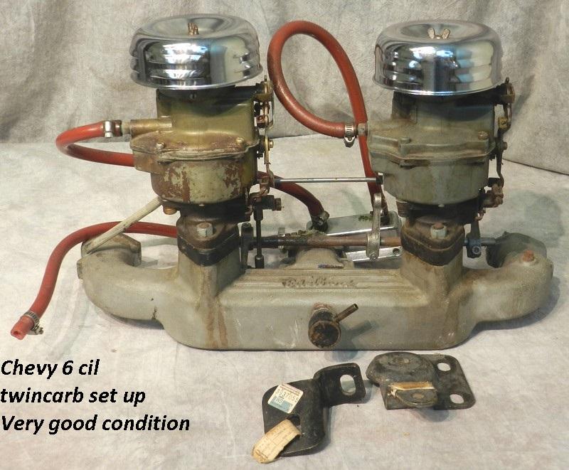 1900 Chevrolet parts twin carb set