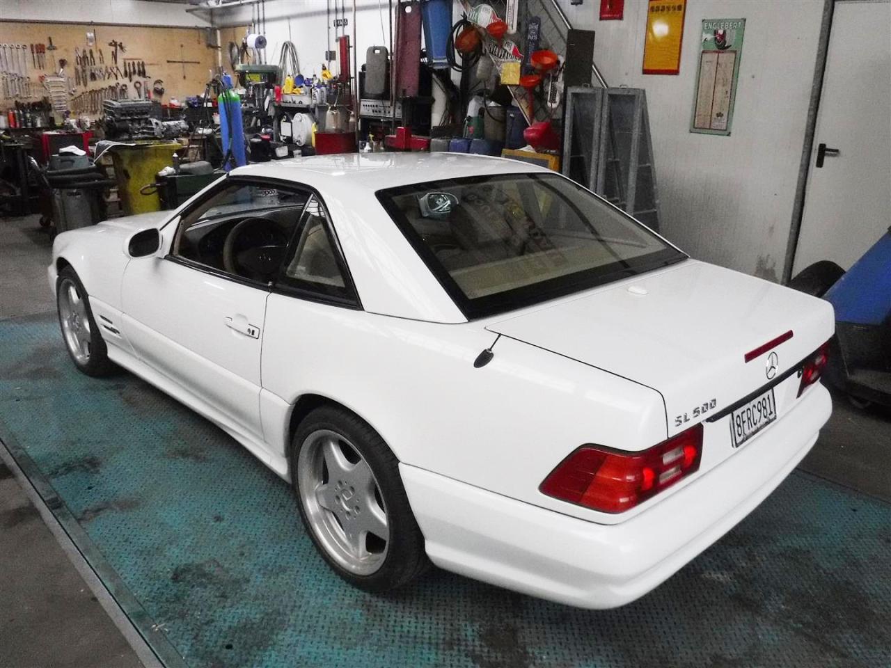 2000 Mercedes - Benz 500SL White