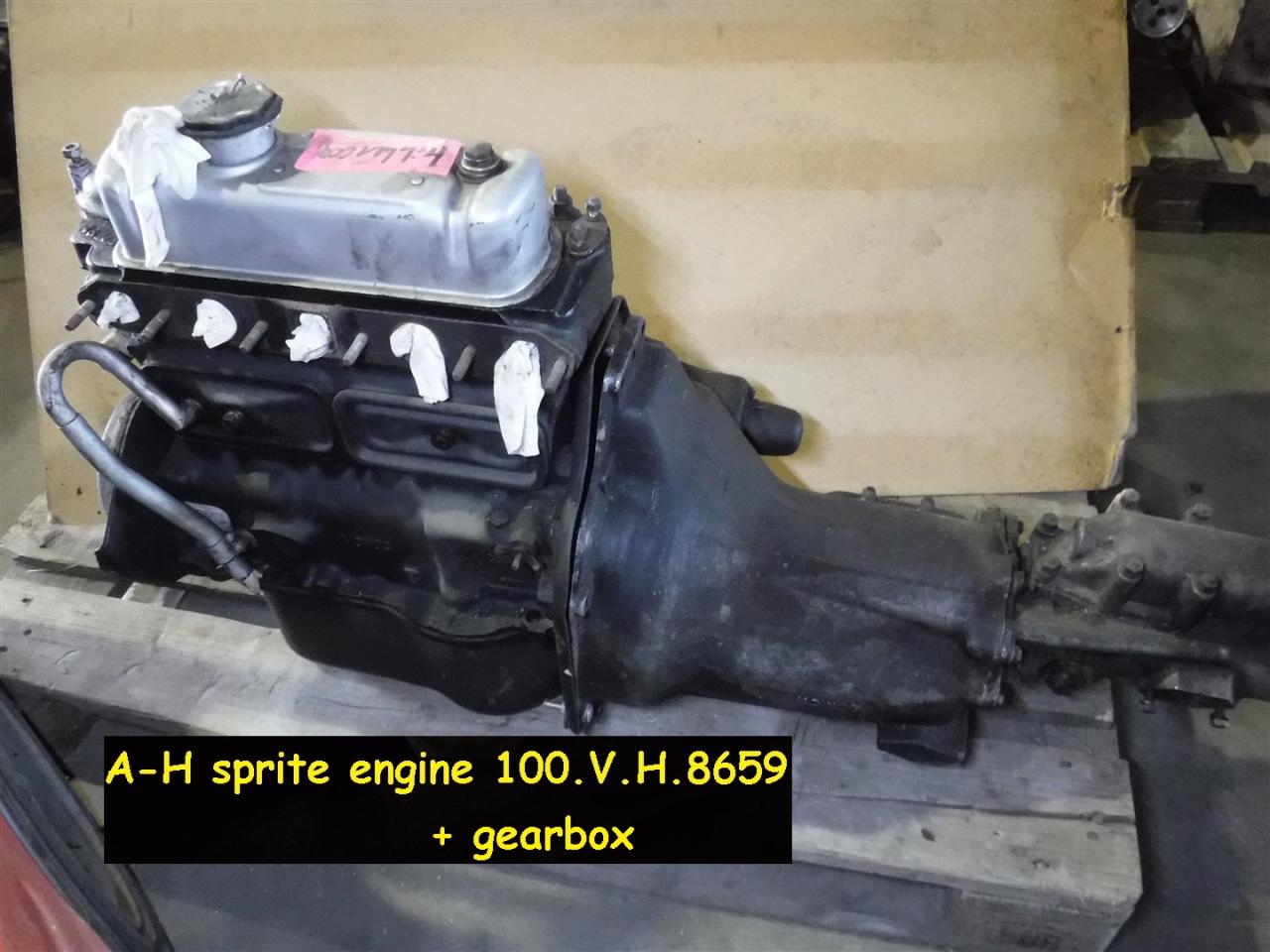 1900 Austin Healey parts frogeye engine plus gearbox