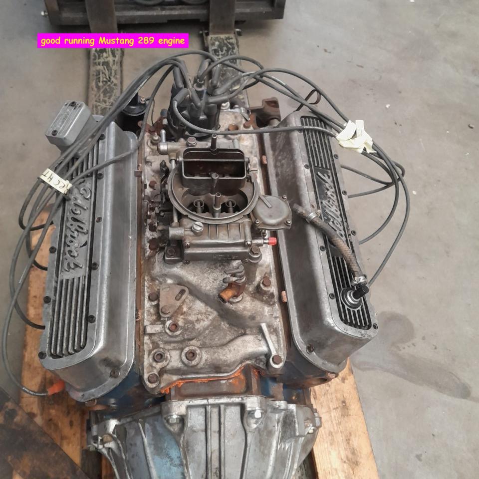 1900 Ford engines / parts 289 engine plus gearbox