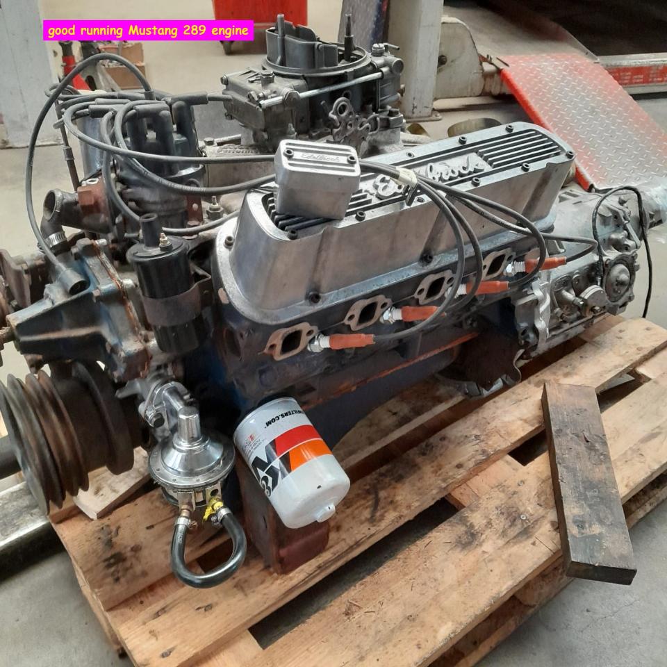 1900 Ford engines / parts 289 engine plus gearbox