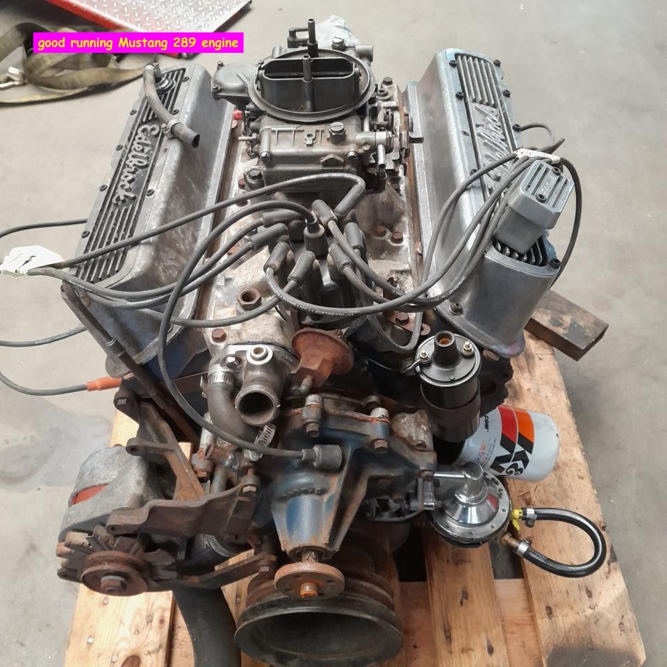 1900 Ford engines / parts 289 engine plus gearbox