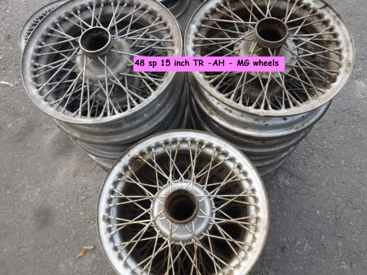 1900 Spaakwielen/ wire wheels 15 inch 48 sp