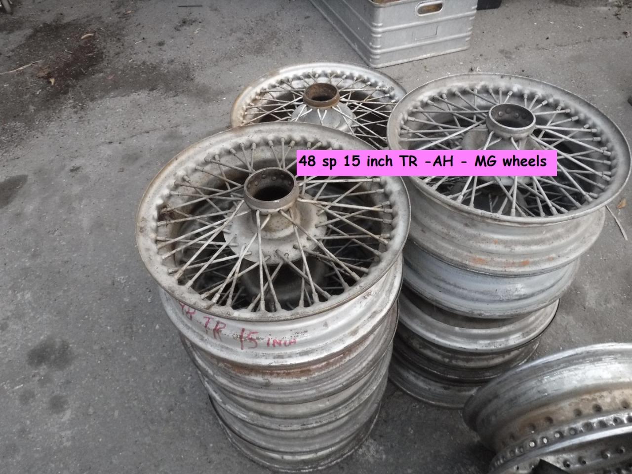 1900 Spaakwielen/ wire wheels 15 inch 48 sp