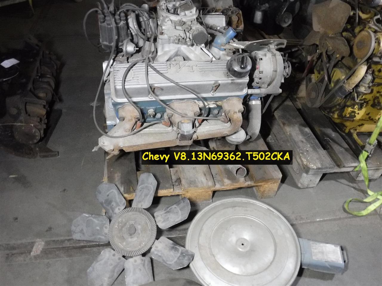 1968 Chevrolet parts engine 350 CU 9362