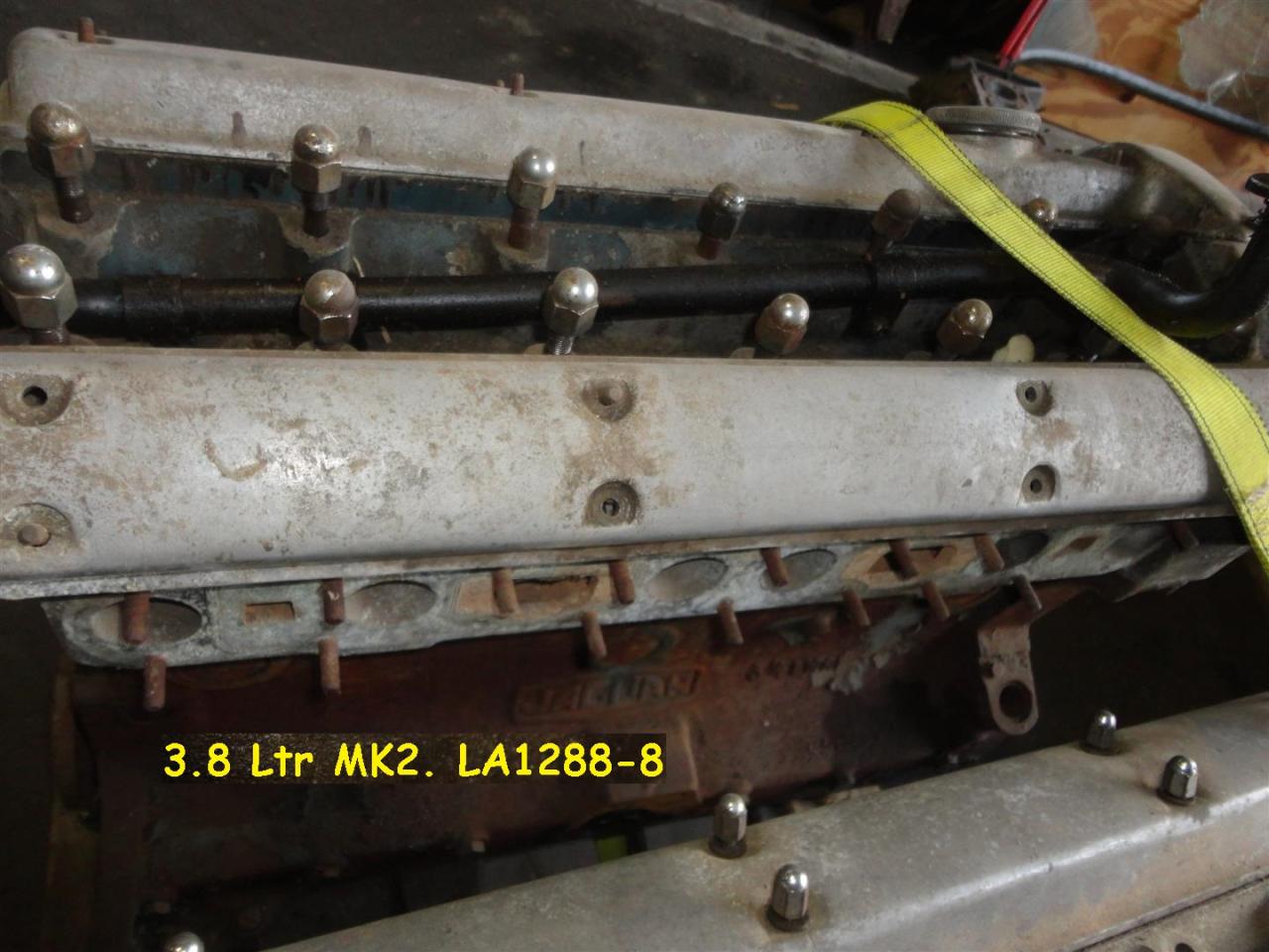 1900 Jaguar parts MK2 engine 3.8 ltr LA1288-8