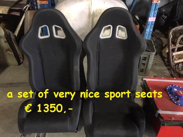 2000 several parts  racing , sport seats