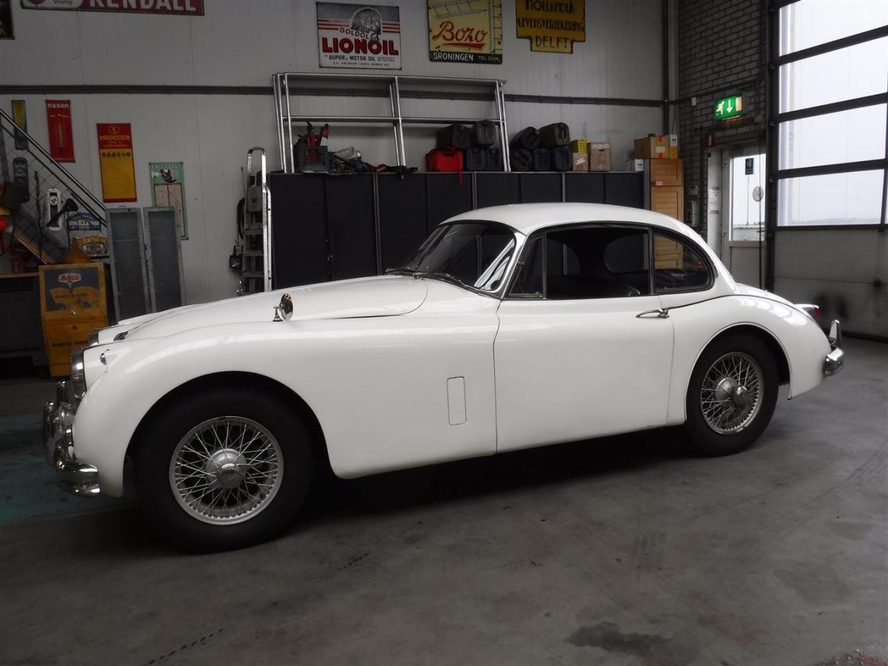 1958 Jaguar XK 150 Coupe white