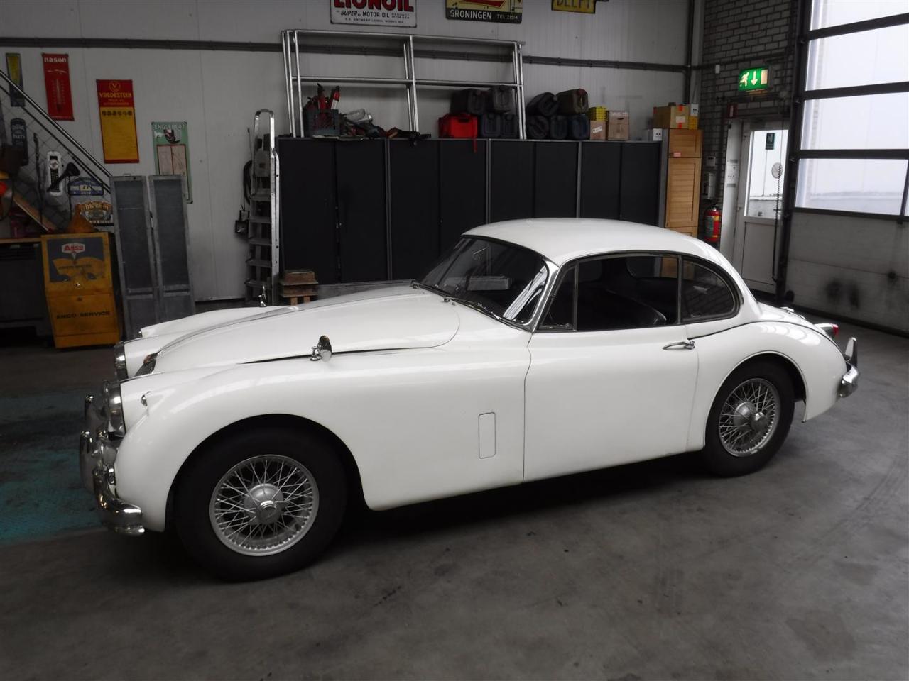 1958 Jaguar XK 150 Coupe white