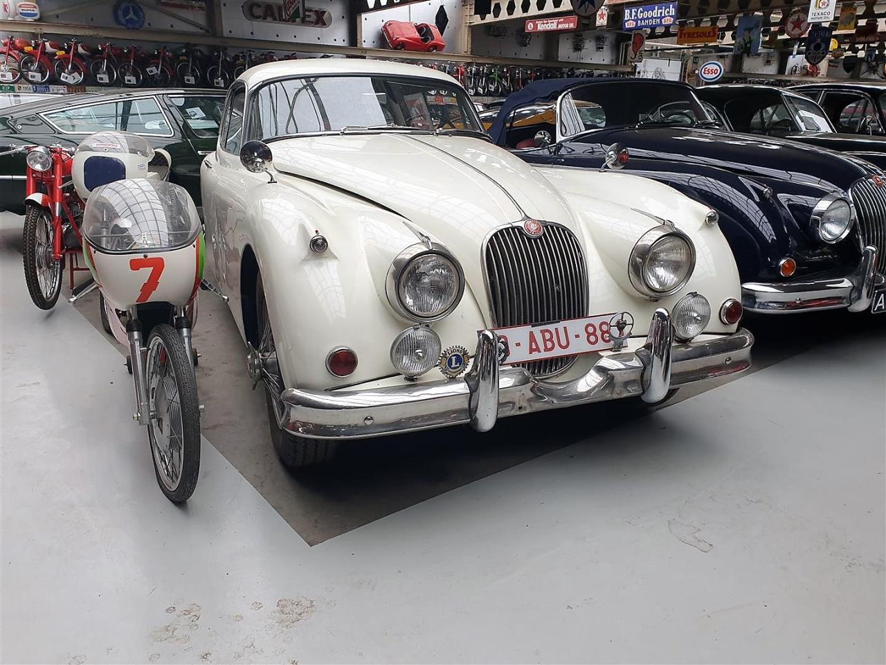 1958 Jaguar XK 150 Coupe white